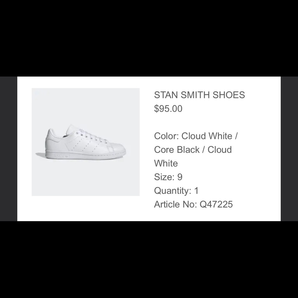 All White Stan Smith adidas shoes